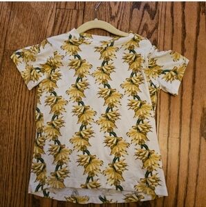 Kate Quinn The Woods BANANA Floral Print Shirt 4T